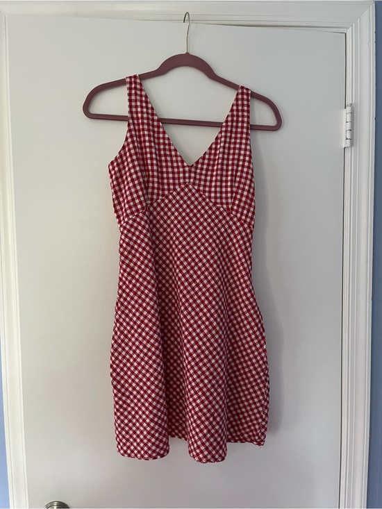 Abercrombie & Fitch Dresses & Skirts - Abercrombie and Fitch Red Gingham Dress